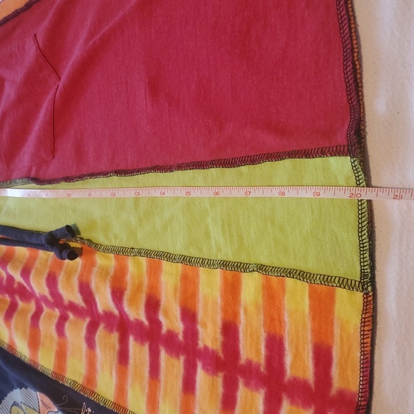 Upcycled Colorful‎ Patchwork Graphic Sz. M Skirt - Picture 8 of 8